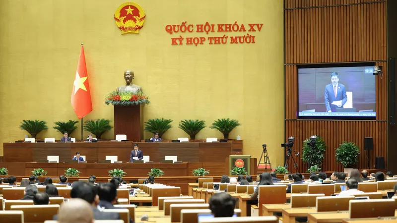 Phiên thảo luận sáng 8-12. Ảnh: QUANG PHÚC