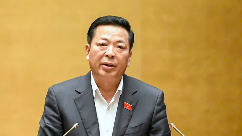 Bộ trưởng Bộ Xây dựng Trần Hồng Minh. Ảnh: VIẾT CHUNG