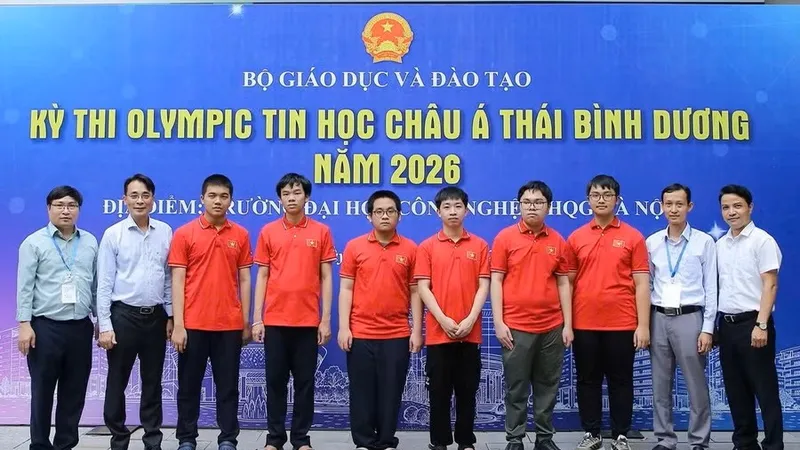Đội tuyển quốc gia Việt Nam dự thi Olympic Tin học châu Á Thái Bình Dương năm 2026
