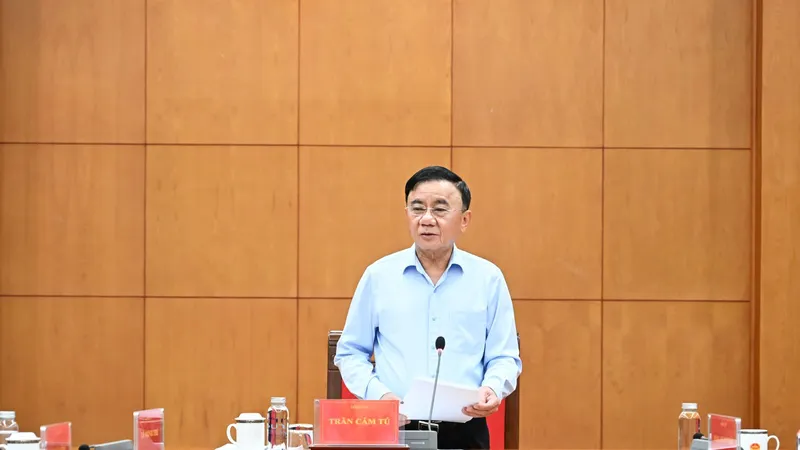 Đồng chí Trần Cẩm Tú, Ủy viên Bộ Chính trị, Thường trực Ban Bí thư