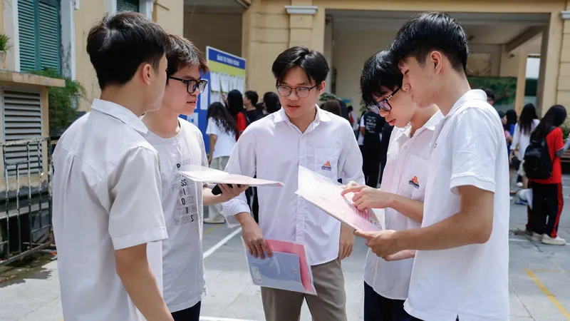 Thí sinh dự thi thi tốt nghiệp THPT năm 2026