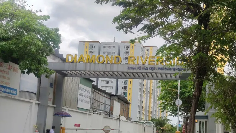 Chung cư Diamond Riverside ( phường 16, quận 8). Ảnh: THANH HIỀN