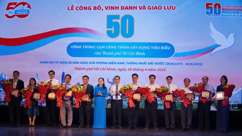 TPHCM vinh danh 50 công trình xây dựng tiêu biểu