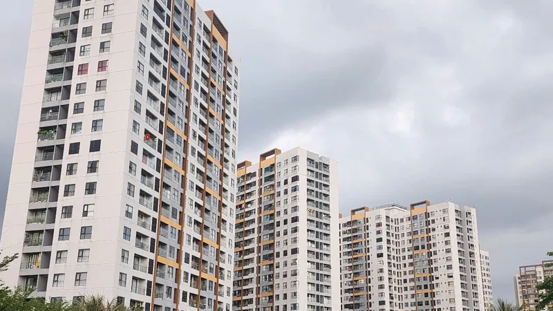 Một dự án căn hộ của chủ đầu tư Nam Long tại xã Phong Phú, huyện Bình Chánh. Ảnh: ĐỨC TRUNG