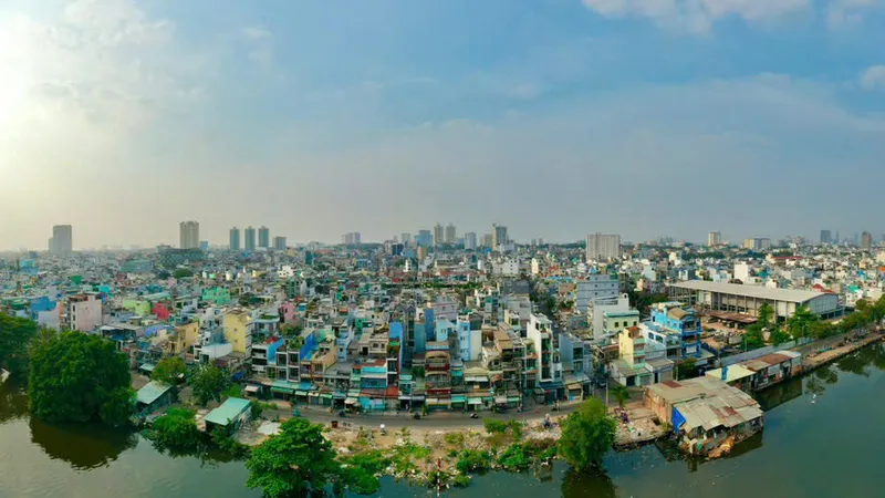Một góc khu đô thị tại TPHCM. Ảnh: HOÀNG HÙNG