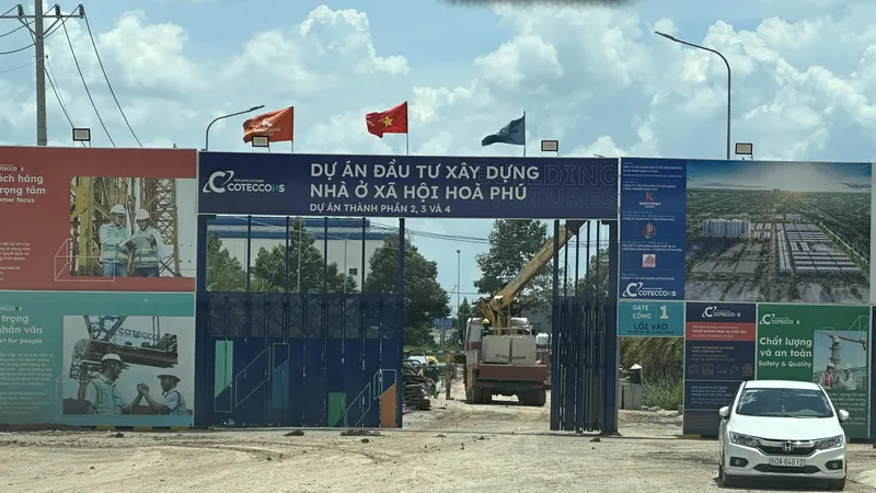 Dự án nhà ở xã hội tại phường Bình Dương, TPHCM. Ảnh: THANH HIỀN