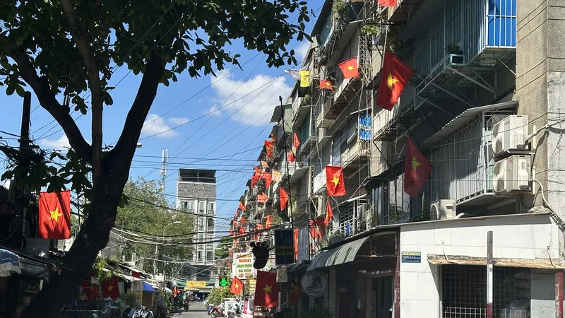 Chung cư Thanh Đa, tại phường Bình Quới, TPHCM. Ảnh: THANH HIỀN