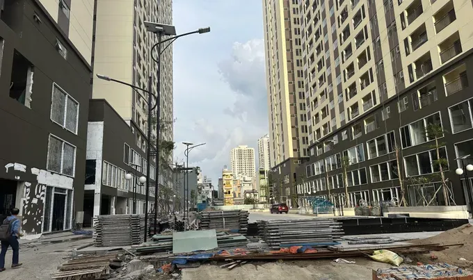 Dự án nhà ở xã hội ở 324 đường Lý Thường Kiệt. Ảnh: THANH HIỀN