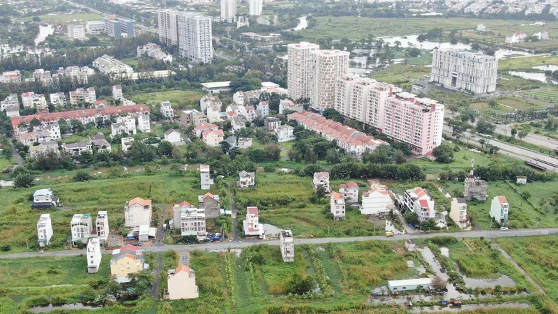 Khu dân cư xã Hiệp Phước, TPHCM. Ảnh: HOÀNG HÙNG