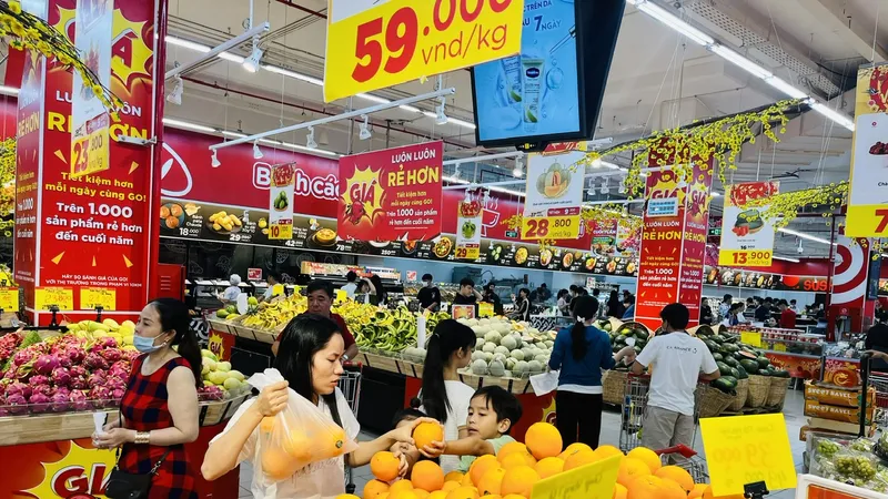 Trái cây tươi được khách quan tâm mua nhiều tại siêu thị