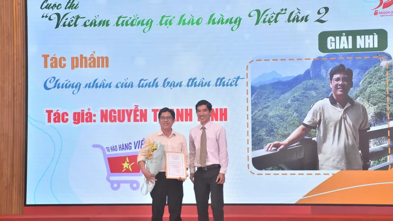 Trao giải cuộc thi viết “Tự hào hàng Việt”
