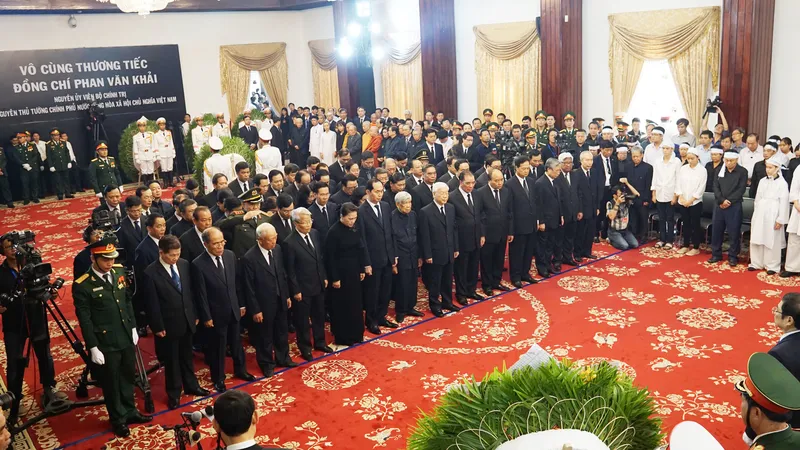 Lễ viếng nguyên Thủ tướng Phan Văn Khải ​