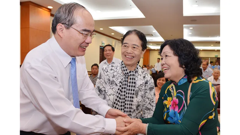 Họp mặt 50 năm Ngày thành lập Liên minh các Lực lượng Dân tộc, Dân chủ và Hòa bình Việt Nam