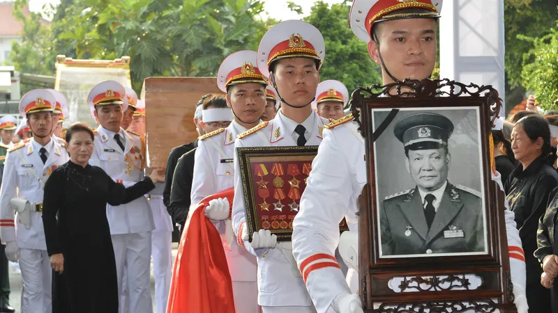 Lễ an táng nguyên Chủ tịch nước Lê Đức Anh 