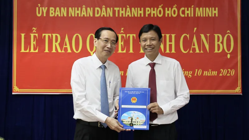 Ông Nguyễn Bá Thành làm Chủ tịch UBND quận Tân Bình