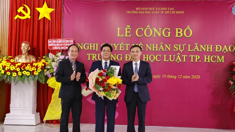 PGS.TS Trần Hoàng Hải làm Quyền Hiệu trưởng Trường Đại học Luật TPHCM 