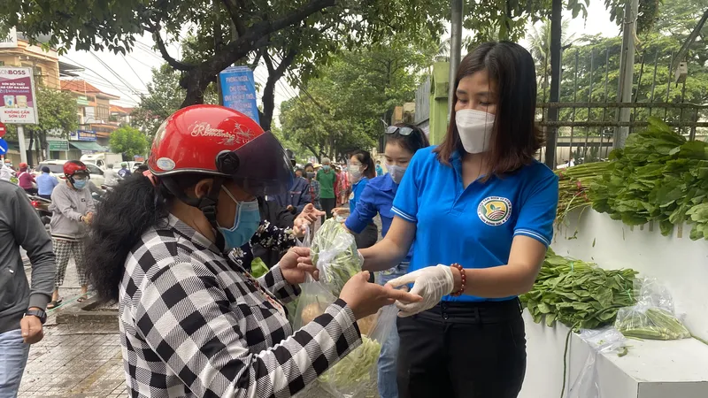 Đồng Nai: Khai trương quầy nông sản giá 0 đồng hỗ trợ người dân vùng dịch
