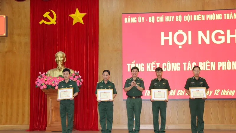 Đại tá Trần Thanh Đức phát biểu chỉ đạo hội nghị.