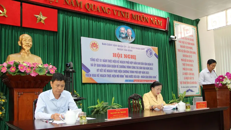 Quận Tân Bình: 100% cán bộ, công chức cam kết “Nói không với tiêu cực”