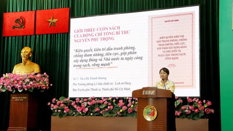 Thanh niên xung phong TPHCM học tập, quán triệt nội dung tác phẩm của Tổng Bí thư Nguyễn Phú Trọng