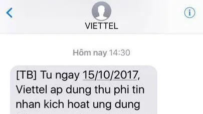 Viettel sẽ “thu phí” kích hoạt dịch vụ iMesssage và Facetime