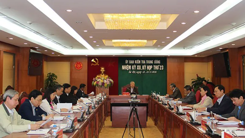 Tại kỳ họp 23, Ủy ban Kiểm tra Trung ương đã xem xét, kết luận nhiều nội dung