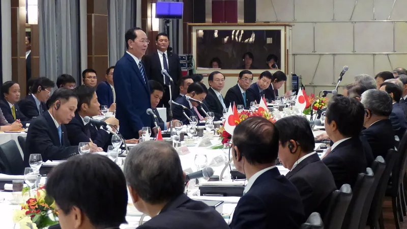Chủ tịch nước Trần Đại Quang gặp gỡ cộng đồng doanh nghiệp Nhật Bản