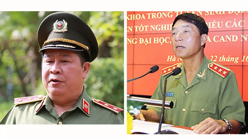 Ông Bùi Văn Thành (trái) và ông Trần Việt Tân 