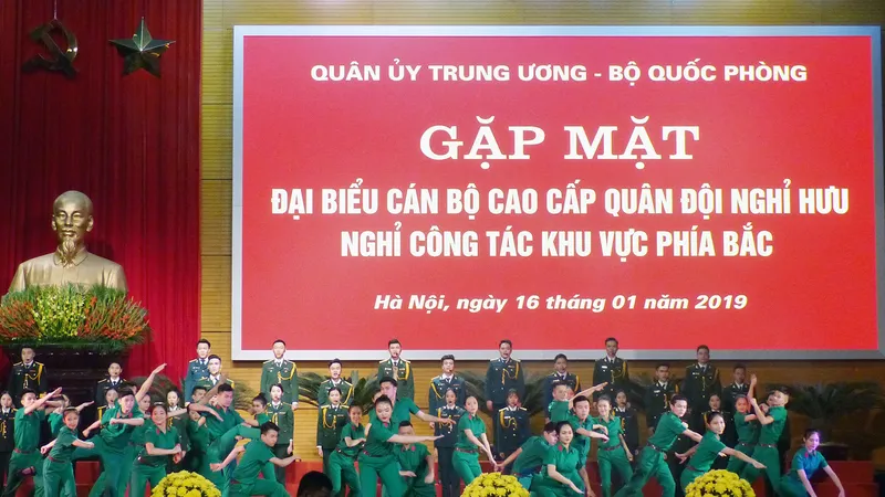 Gặp mặt cán bộ cao cấp quân đội nghỉ hưu, nghỉ công tác khu vực phía Bắc