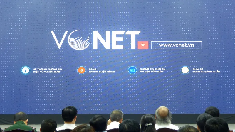 Khai trương Hệ thống thông tin điện tử tuyên giáo VCNET