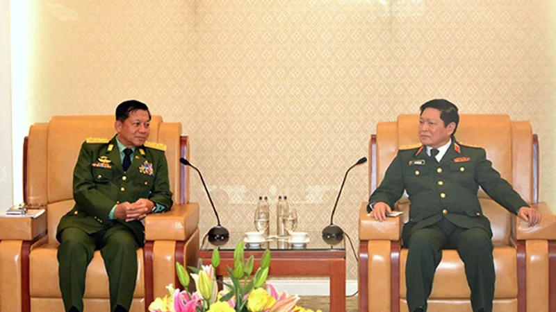 Tổng Tư lệnh các Lực lượng vũ trang Myanmar thăm chính thức Việt Nam