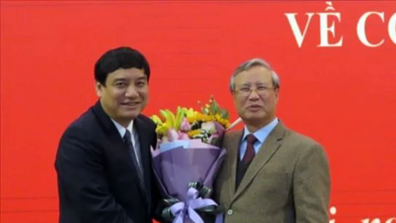 Bí thư Tỉnh ủy Nghệ An Nguyễn Đắc Vinh được điều động giữ chức Phó Chánh Văn phòng Trung ương Đảng