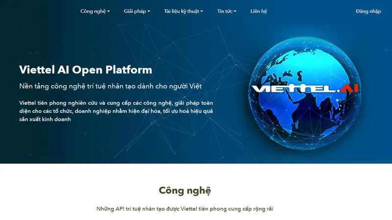 Ra mắt nền tảng công nghệ trí tuệ nhân tạo Viettel