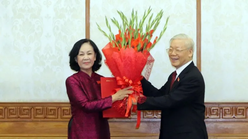 Đồng chí Trương Thị Mai được phân công làm Trưởng Ban Tổ chức Trung ương