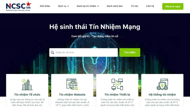 Ra mắt hệ sinh thái xác thực độ an toàn, uy tín trên không gian mạng