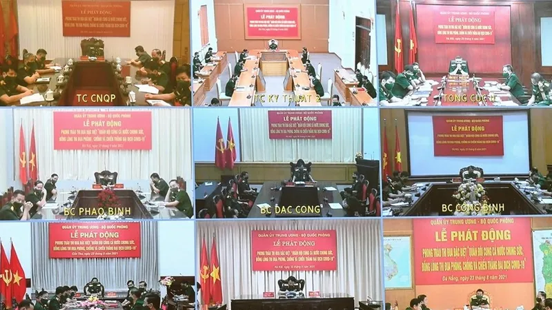 Quân đội quyết tâm đoàn kết, chung sức đẩy lùi dịch bệnh và đảm bảo đời sống cho người dân