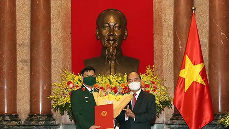 Giám đốc Học viện Quốc phòng được thăng quân hàm Thượng tướng