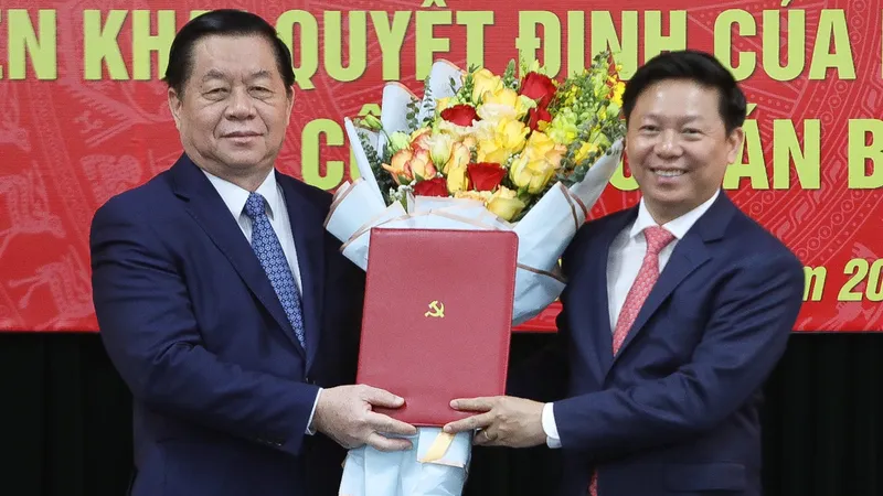Bổ nhiệm đồng chí Trần Thanh Lâm giữ chức Phó trưởng Ban Tuyên giáo Trung ương