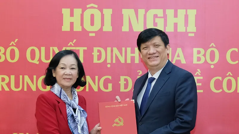 Bộ trưởng Nguyễn Thanh Long kiêm nhiệm Trưởng Ban Bảo vệ, chăm sóc sức khỏe cán bộ Trung ương