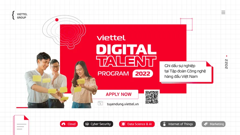 Viettel mở rộng chương trình tìm kiếm tài năng trẻ trong lĩnh vực công nghệ