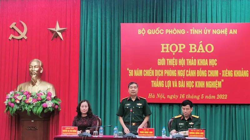 Tổ chức hội thảo khoa học 50 năm Chiến dịch phòng ngự Cánh Đồng Chum