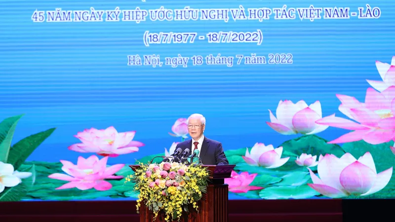 Tự hào về mối quan hệ mẫu mực, vô cùng trong sáng, hết mực thủy chung Việt Nam - Lào