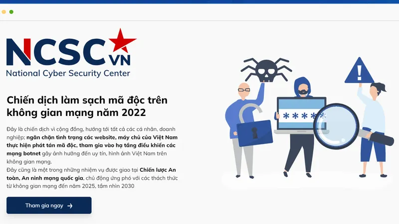 Phát động chiến dịch làm sạch mã độc trên không gian mạng năm 2022