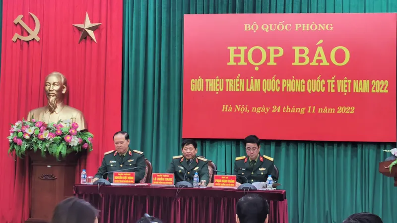 30 quốc gia tham gia Triển lãm Quốc phòng quốc tế Việt Nam 2022