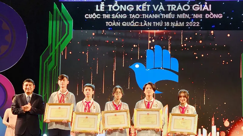 106 đề tài đoạt Giải Sáng tạo thanh thiếu niên, nhi đồng toàn quốc lần thứ 18
