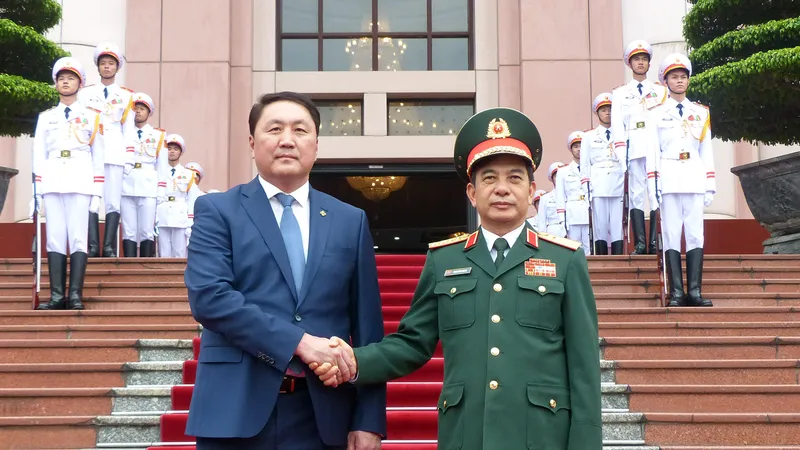 Thúc đẩy mối quan hệ quốc phòng giữa Việt Nam và Mông Cổ