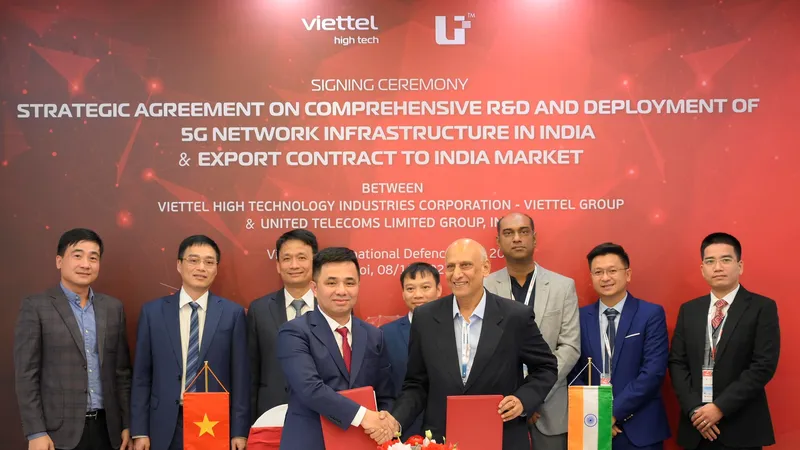 Viettel chính thức xuất khẩu thiết bị 5G sang Ấn Độ
