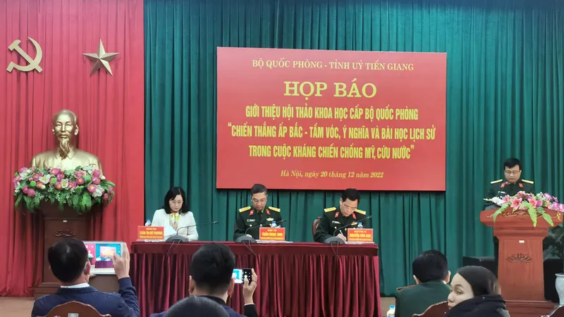 Tổ chức hội thảo khoa học cấp Bộ Quốc phòng về 60 năm Chiến thắng Ấp Bắc