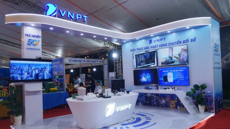 VNPT trình diễn 5G tại Techfest đồng bằng sông Hồng 2023