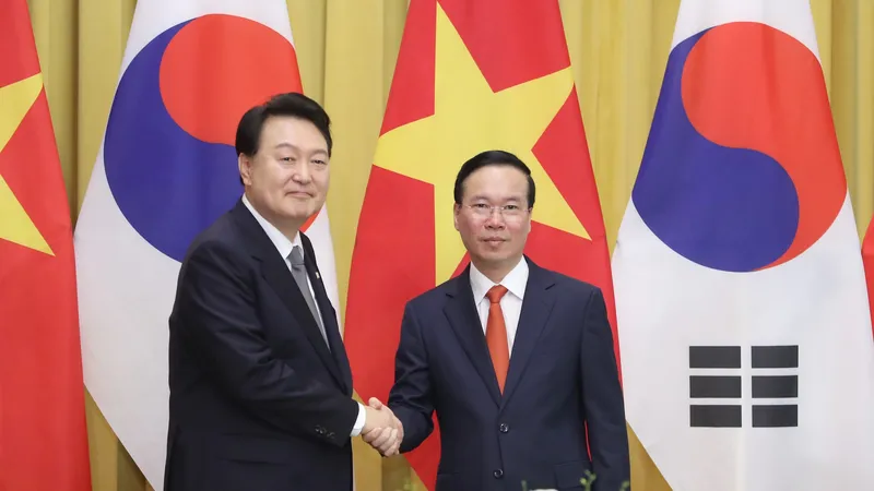 Việt Nam - Hàn Quốc nhất trí tăng cường hợp tác về an ninh và kinh tế